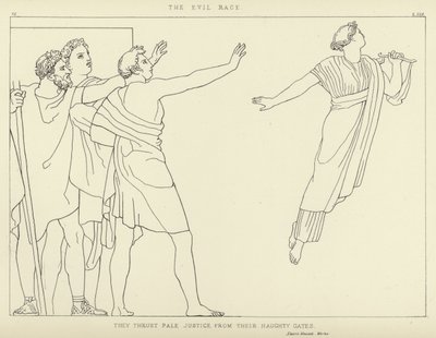 La razza malvagia da John Flaxman